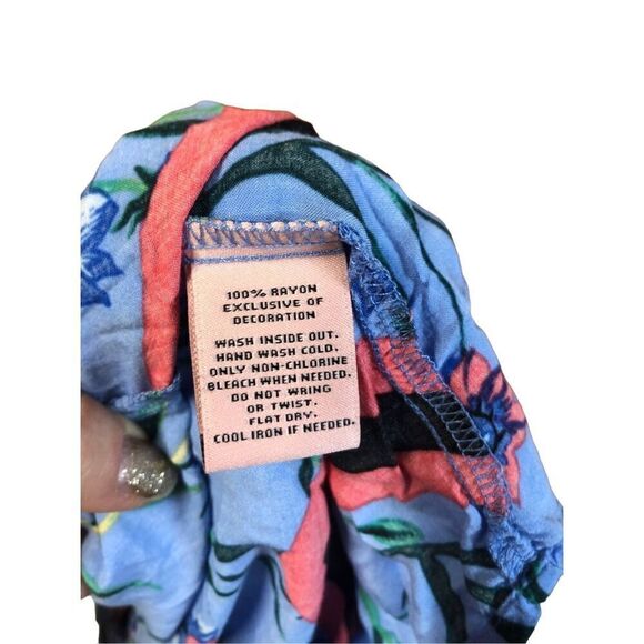 Juicy Couture Size Extra Large (XL) Floral Blouse - Picture 3 of 5